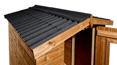Abri de jardin en bois traité avec plancher 2,25 m², Livraison à domicile incluse - HABRITA