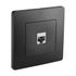 Prise RJ45 multimédia noir Caly - DEBFLEX