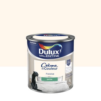 Peinture Crème de Couleur Falaise satin 0,5 L - DULUX VALENTINE