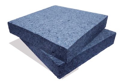 Panneau laine de coton METISSE - Épaisseur 45 mm - l. 0,60 x 1,20 LE RELAIS METISSE