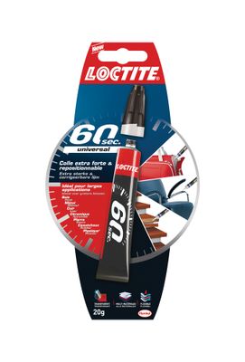 Colle de réparation 60 secondes Universal gel tube 20 g - LOCTITE