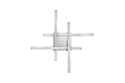 Plafonnier LED Route nickel 2400 lumens blanc neutre - REALITY