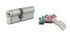 Cylindre de serrure T2 35 x 45 mm fonction urgence 5 clés THIRARD