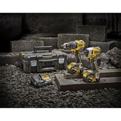 Visseuse percussion + visseuse à choc DCK2062M2T-QW - DEWALT