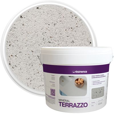 Enduit décoration Terrazzo Minéral 6 kg - RESINENCE