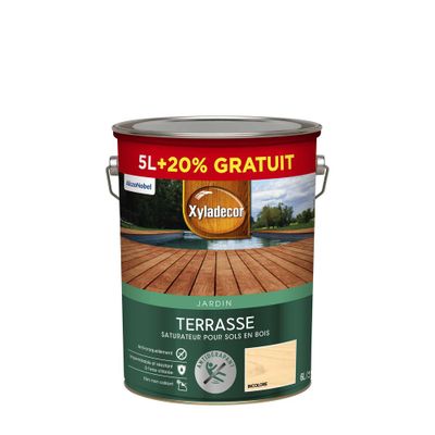 Saturateur incolore 5 L + 20% gratuit - XYLADECOR
