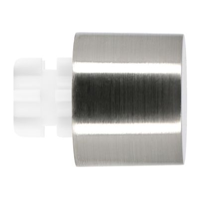 Embout déco bouchon en métal diam 28 mm Finition Chromé par 2 - MOBOIS