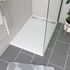 Receveur de douche 80x120 cm acrylique blanc Pure 2 - AURLANE