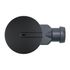 Bonde de douche dome ABS Noire diamètre 90 mm Slim+ WIRQUIN