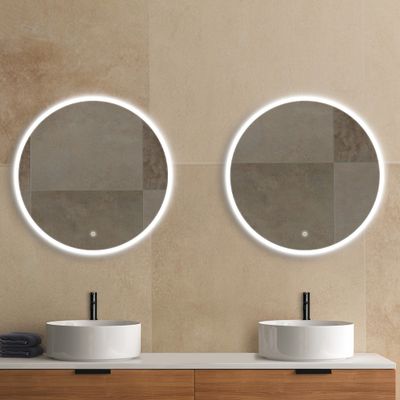 Miroir LED diamètre 80 cm BISHOP 2 - MP GLASS