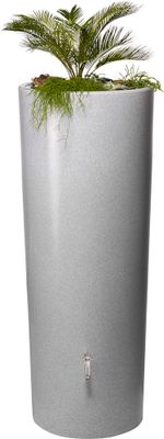 Récupérateur d'eau de pluie - Réservoir Stone - 350 litres gris - GRAF