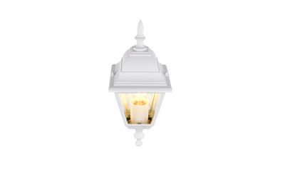 Applique extérieur montante E27 Livenza blanc IP44 60W - TRIO