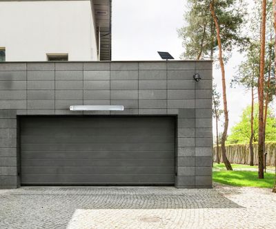 Réglette solaire LED détecteur de mouvements Augusta blanc IP65 850 lumens blanc neutre - TIBELEC