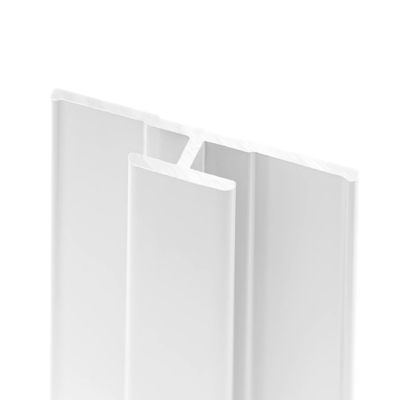 Profilé de jonction blanc pour panneaux muraux de 255 cm - SCHULTE