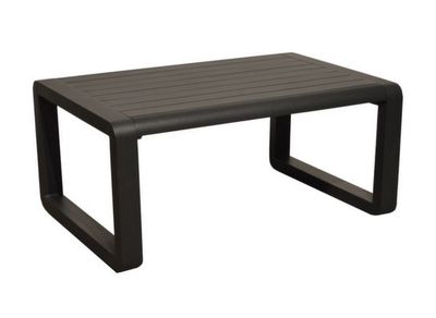 Table basse QUENZA II 90 x 60 cm aluminium graphite, Livraison à domicile incluse - PROLOISIRS
