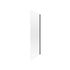 Paroi de douche latérale fixe 90x192 cm pour porte pivotante profilé noir verre transparent 5 mm New Style - SCHULTE