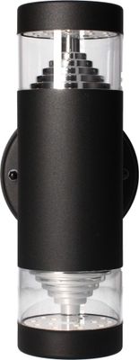 Applique extérieur LED Castellane noir IP44 1000 lumens blanc chaud - ARLUX