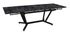 Table de jardin à rallonge VITA cermagna aluminium noir/gris 180/280/100x77cm - PROLOISIRS