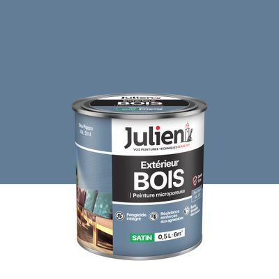 Peinture bois bleu pigeon RAL 5014 satin 0,5 L - JULIEN