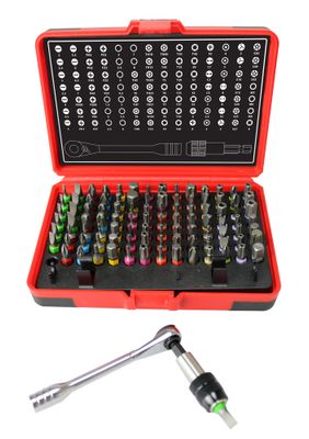 Coffret de vissage de 98 embouts FISCHER DAREX