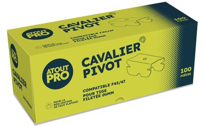 Cavalier pivot - boîte de 100 - ATOUT PRO
