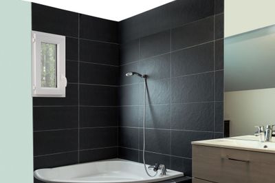 Fenêtre PVC 1 vantail hauteur 75 x largeur 40 cm tirant gauche