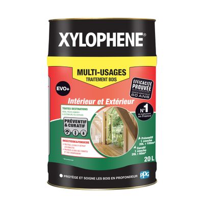 Traitement bois multi usages EVO+ 20 L - XYLOPHENE
