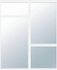 Verrière Concorde Profil Blanc Vitrage Verre Clair L. 865 mm x H. 1125mm YKARIO