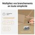 Multiprise murale 3 prises ou triplite verticale blanc LEGRAND