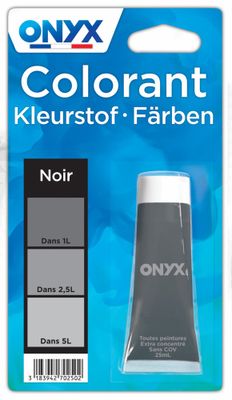 Colorant universel pour peinture noir 25 ml ONYX
