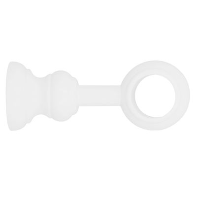 Support à oeil recoupable en bois diam 35 mm Finition Blanc laqué - MOBOIS