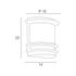 Applique extérieur E27 Cagliari noir IP44 20W - COREP