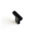 Bouton de meuble en T zamak noir mat 33 x 31 x 12 mm par 4 REI