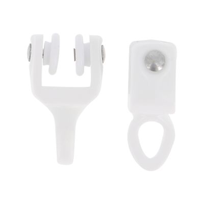 Glisseur pour rail flexible Finition Blanc par 10- MOBOIS