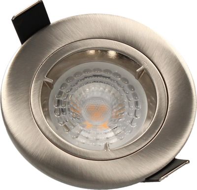 Spot LED encastrable GU10 lumière blanc neutre Acier - Saphyr ARLUX