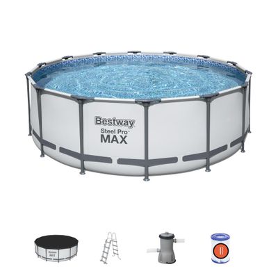 Piscine hors sol ronde tubulaire Ø 427 cm hauteur 122 cm - BESTWAY
