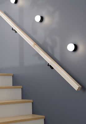 Main courante sapin  -  L 2,00 m - SOGEM