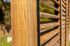Panneau brise vue persienne avec ventelles mobiles en bois traité L 100 x H 200 cm, Livraison à domicile incluse - HABRITA