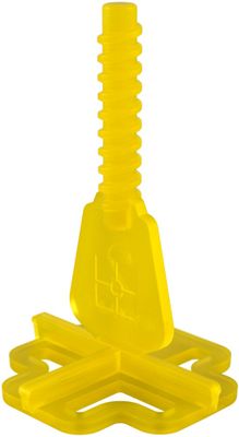 Croisillons de carrelage autonivelants en T 2 mm jaune sachet de 100 PAVILIFT