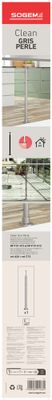 Poteau alu pour kit garde corps gris perle H.1m SOGEM