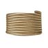 Câble électrique tissu plat doré 3m - TIBELEC