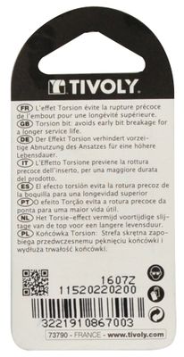 Embout de vissage -Torsion -Pour vis Pozidriv ESSENTIAL