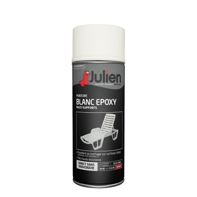 Bombe de peinture époxy monocouche 400 mL blanc - JULIEN