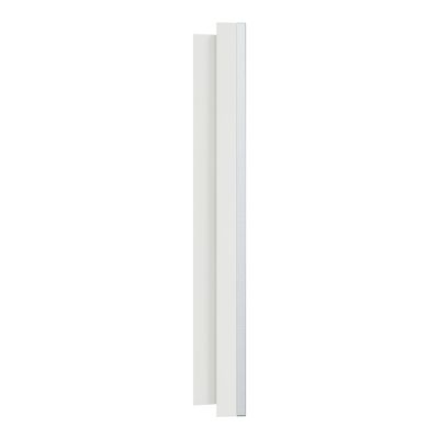 Plaque de finition 3 postes Odace 2025 Métal effet aluminium / blanc - SCHNEIDER ELECTRIC