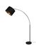 Lampadaire E27 Bolivia noir et or 10W - REALITY
