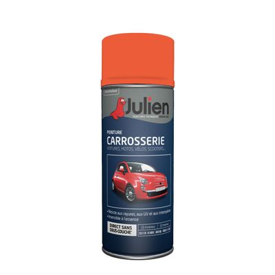 Bombe de peinture carrosserie orange RAL 37109 400 mL - JULIEN