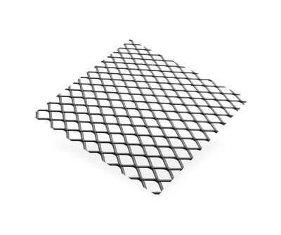 Tôle métal déployé acier brut 500 x 250 mm épaisseur 1,8 mm CQFD