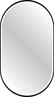 Miroir LED Swann Black 2 Oblong 90 x 50 cm MP GLASS