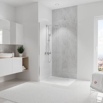 Panneau mural de douche 100x255 cm pierre gris DécoDesign Brio - SCHULTE