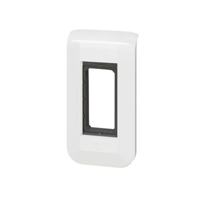 Plaque de finition 1 module Blanc - Mosaic LEGRAND